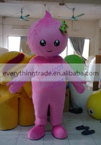 New arrival Foam Adult cartoon lovely purple little doll mascot costume suit fancy dress party costumes adult size