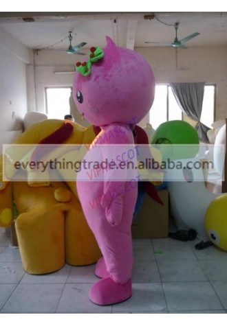 New arrival Foam Adult cartoon lovely purple little doll mascot costume suit fancy dress party costumes adult size