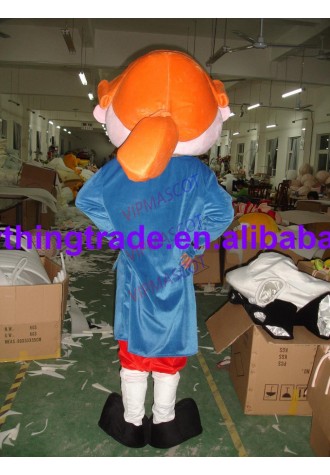 NEW Cute Adult lovely music man mascot fancy dress costumes Halloween cartoon party costumes