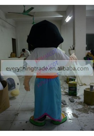 New arrival Cute Adult cute big girl mascot fancy dress suit costumes cartoon party costumes adult size