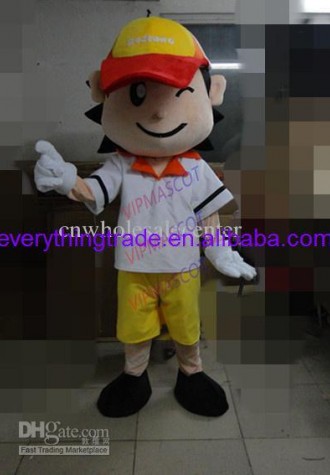 Hot sale Foam Character Adult lovely nice little boy Mascot Costume fancy dress Halloween party costume