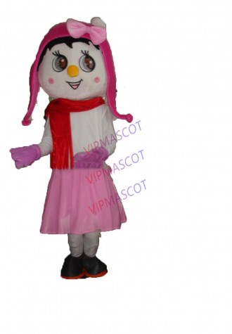 Hot sale Cute Adult cute pink hat girl mascot fancy dress costumes Halloween cartoon party costumes