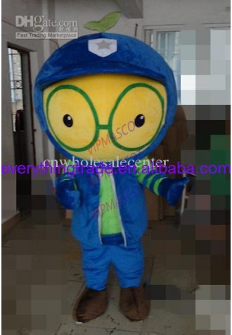 Hot sale Cute Cartoon Character Adult lovely armed police Mascot Costume fancy dress Halloween party costume