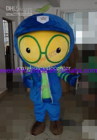 Hot sale Cute Cartoon Character Adult lovely armed police Mascot Costume fancy dress Halloween party costume
