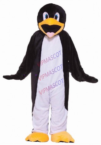 New arrival Foam Cartoon Character Adult Deluxe Plush Penguin Adult Mascot Costume Standard Size