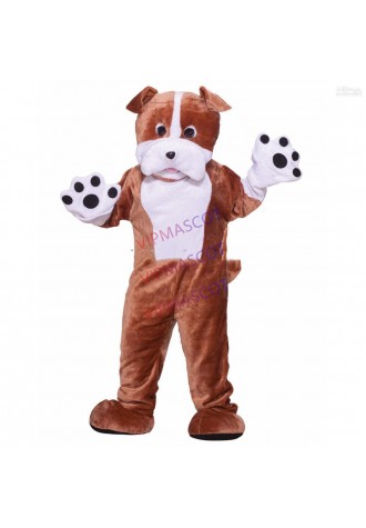 Hot sale Cartoon Character Adult lovely cute dog Mascot Costume fancy dress Halloween party costume
