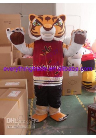 Hot sale Cute Adult kungfu tiger mascot costume animal carnival costume fancy dress costumes adult costume holiday dress