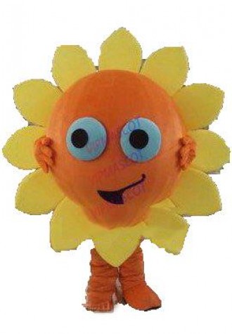 Hot sale Adult Sunflower Flower Mascot Costume Fancy Dress Halloween Cartoon Party Outfits Adult Size