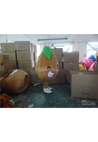 Hot sale Cute Adult Soybean Mascot Costume Bean Pease Garden Pea Adult Legumina Fancy Dress Cartoon Outfit Suit