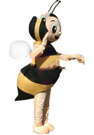 Hot sale Adult NEW bee Girl Mascot Costume Halloween Cartoon Party Outfits Fancy Dress