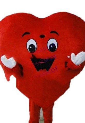 Hot selling Cute Adult cute Adult Mascot Costume Adult Size Red Heart Mascot Costume Fancy Heart Mascot Costume