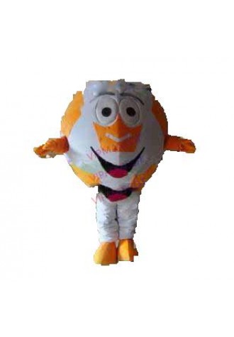 Hot sale Cute Adult New Orange Soccer Ball Mascot Costume Football Foot-ball Fancy Dress Cartoon Party Outfits