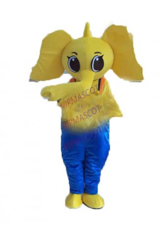 Hot selling Cute Adult cute High Quality  Elephant Mascot Costumes Animal Fancy Dress Halloween