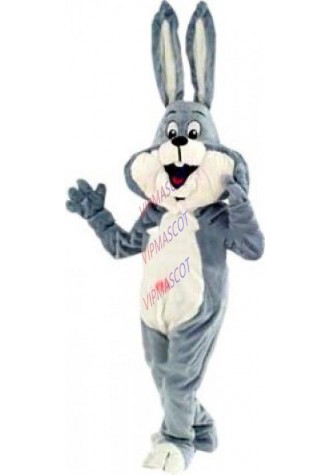 Anime Cosplay Costumes New Long Ear Grey Rabbit Mascot Costume Cartoon Character Easter Bunny Theme Mascotte Fancy Dress Kits