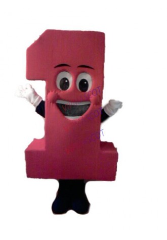 NUMBER ONE MASCOT COSTUME Adult Anime Cosply Number Theme Cartoon Character Hot Sale Carnival Mascotte Fancy Dress Kits 1827