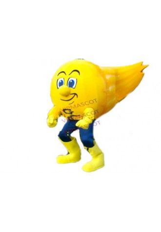 Professional Customized Golden Yellow Comet Mascot Costume Adult Comet Star Theme Anime Cosply Costumes Carnival Fancy1752