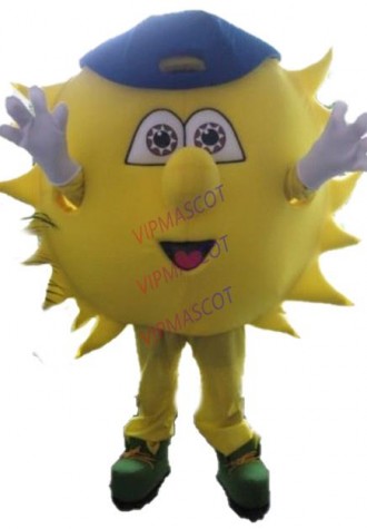 Hot Sale Golden Sunny Sun Mascot Costume Adult Anime Cosply Summer Beach Sun Theme Fancy Dress Cartoon Character Mascotte1821