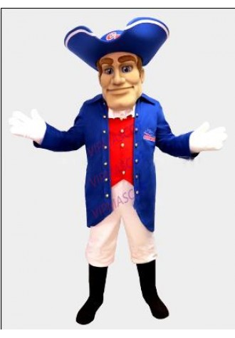 Patriot male Mascot Costume Adult Anime Cosply Costumes Cartoon Character Patriot Theme Mascotte Fancy Dress Suit Kits 1952