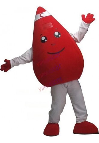 Advertising Anime Cosply Costumes Hospital Blood Drop Mascot Costume Blood Donation Theme Carnival Mascotte Fancy Dress 1968