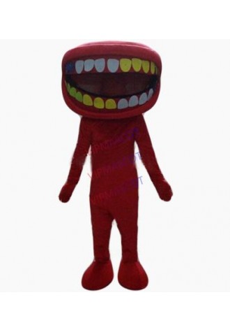 big mouth bad teeth mascot costume adult size dental care theme mascotte fancy dress advertising costumes kits suit 2524