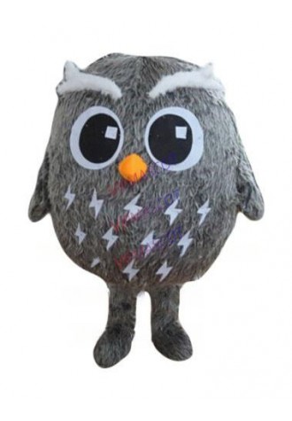1 piece cute little grey owl mascot costume high quality cartoon owl baby theme anime cosplay costumes carnival fancy dress 2651