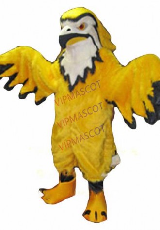 thunderbird mascot costume golden yellow adult size long plush cartoon thunderbird theme anime cosplay costumes carnival 2772