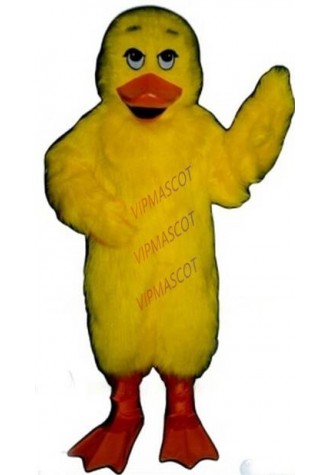 Sleepy Duck mascot costume wholesale hot sale cartoon funny yewllow duck theme anime cosplay costumes carnival fancy dress 2784