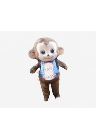 little monkey mascot costume wholesale adult size cute cartoon monkey boy theme anime cosplay costumes for school kids 2873