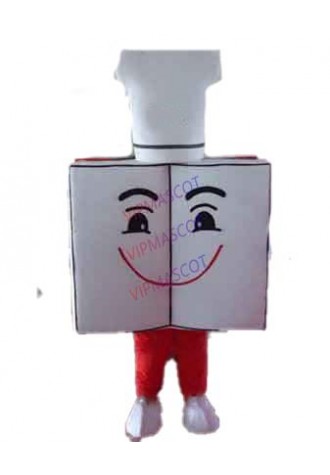 Advertising Anime Cosply Costumes Red Kitchen Cooking Book Mascot Costume Cook Theme Carnival Mascotte Fancy Dress Kits 1976