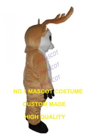 Christmas rudoph Deer mascot costume adult size cartoon xmas reindeer Elk cosplay costumes carnival fancy dress 3276