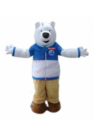 polar bear mascot costume storng bear custom adult size cartoon character cosplay carnival costume 3315