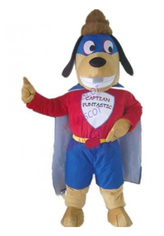 super dog mascot costume dog superman custom cartoon character cosplay adult size carnival costume 3079