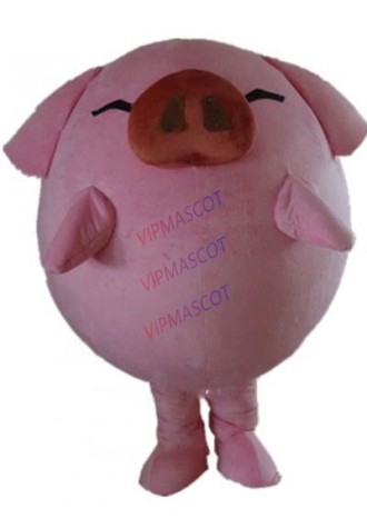 pink pig mascot costume green ant custom cartoon character cosplay carnival costume 3223