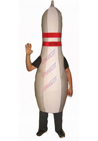BOWLING PIN mascot costume wholesale for cheap sale adult size cartoon sport bowling pin theme anime cosplay costumes 2803