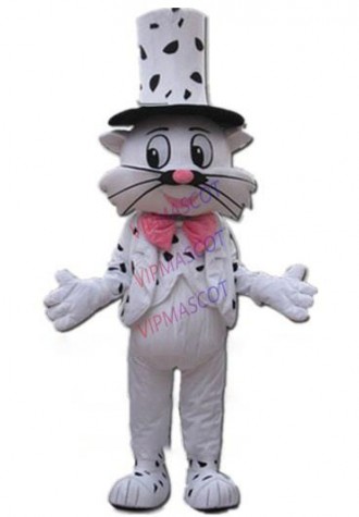 Magic Cat mascot costume white cat mascot custom adult size cartoon character cosplay carnival costume 3230
