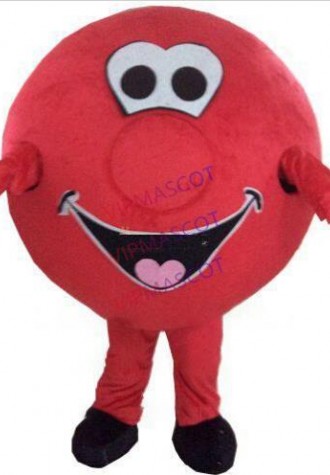 red donut mascot costume custom cartoon character cosplay adult size carnival costume 3402