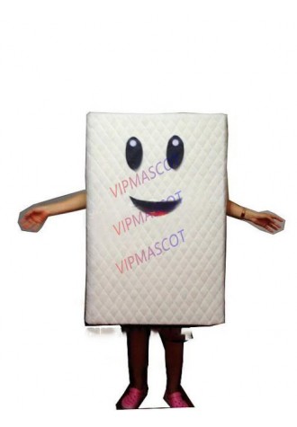 mattress mascot costume white mattress custom cartoon character cosply adult size carnival costume 3466