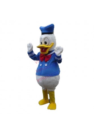 Pink Coat Duck mascot costum luxury mascot mascot of adult clothing clothing Halloween party role