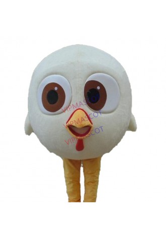 White Thanksgiving turkey Turkey Chicken Mascot Costume Fancy Dress Halloween Party Cartoon Adult factory direct Mascot Costumes