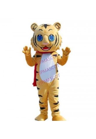 Professional Yellow Tiger mascot costume animal cartoon costume adult party fancy dress mascot costume free shipping