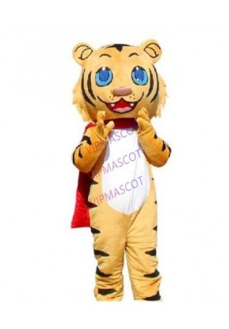 Professional Yellow Tiger mascot costume animal cartoon costume adult party fancy dress mascot costume free shipping