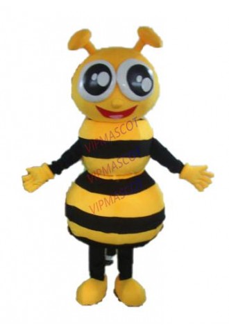 Professional Cute Yellow Bee mascot costume animal cartoon costume adult party fancy dress mascot costume free shipping