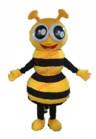 Professional Cute Yellow Bee mascot costume animal cartoon costume adult party fancy dress mascot costume free shipping