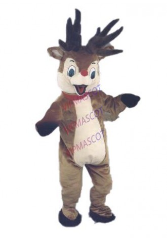 EVA Material Helmet deer Mascot Costume Cartoon Apparel Halloween Birthday Cosplay 607