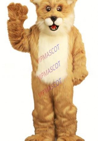 EVA Material Helmet Luxury Plush Simulation fur Yellow dog Mascot Costumes walking cartoon Apparel Birthday party 115