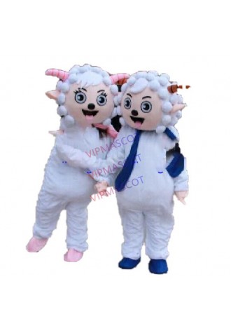 Make EVA Material Happy sheep Mascot Costume Cartoon Apparel Masquerade Birthday party cosplay 808