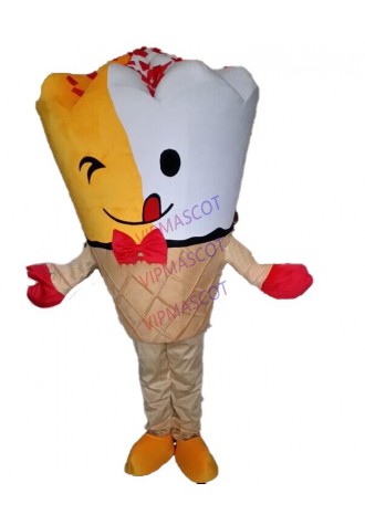 Make EVA Material Helmet Cone ice cream Mascot Costumes Crayon Cartoon Apparel Birthday party Masquerade 947