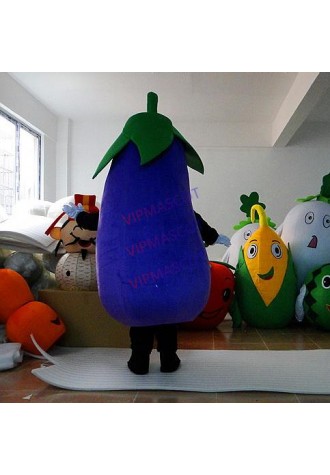 Rapid Custom made EVA Material Eggplant Mascot Costume Vegetables Cartoon Apparel Cosplay advertisement 584