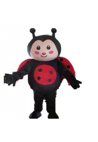 Christmas halloween ladybug Mascot Costume Fancy Cartoon Character Party Dress Free Shipping