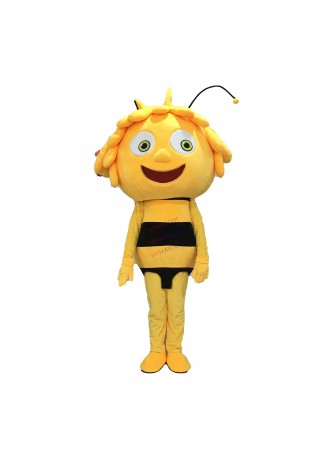 character Maya bee mascot costume hot sale all kinds of bee costumes Christmas Party Suit costume mascotte adulte fancy gifts